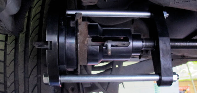 rear suspension bush on Ford and Volvo