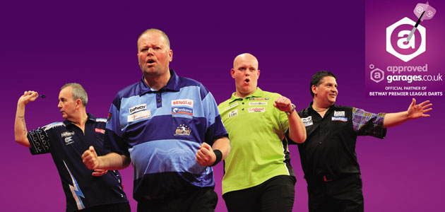 Approved Garages to sponsor 2016 Betway Premier League Darts