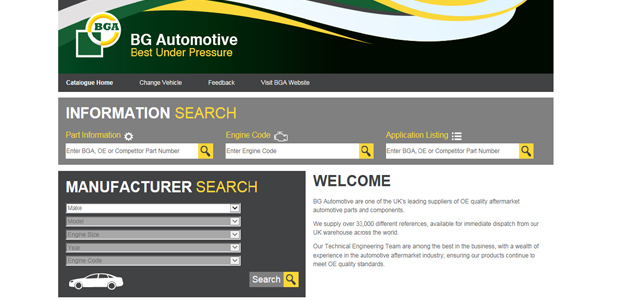 BG Automotive - Online catalogue