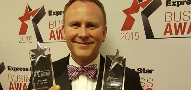 Exol wins highest accolade at Express & Star Business Awards 2015