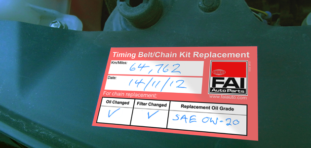 FAI – Timing kit labels