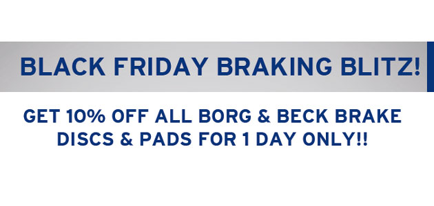 Black Friday braking blitz