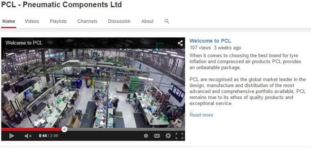 PCL’s You Tube channel starts world-leading products in motion