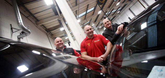 Family electrical firm helps cut costs at motor garage
