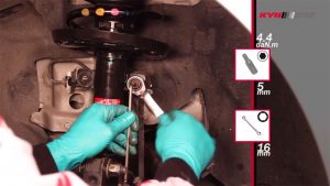 How to fit front shock absorbers on a Renault Fluence II