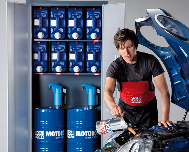 Clean and Practical Oil from Liqui Moly Professional Motor