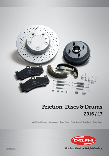Delphi Releases Friction, Discs & Drums Catalogue