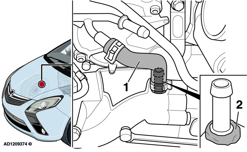 Engine Coolant Leak on Vauxhall Zafira