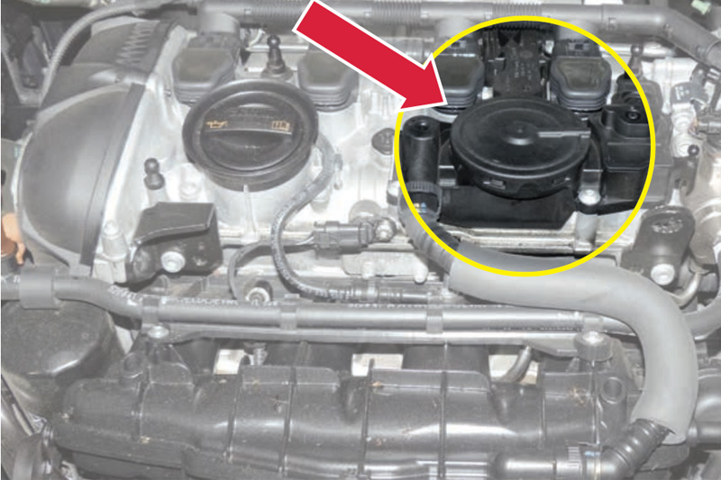 Power Loss as a Result of Defective Crankcase Ventilation