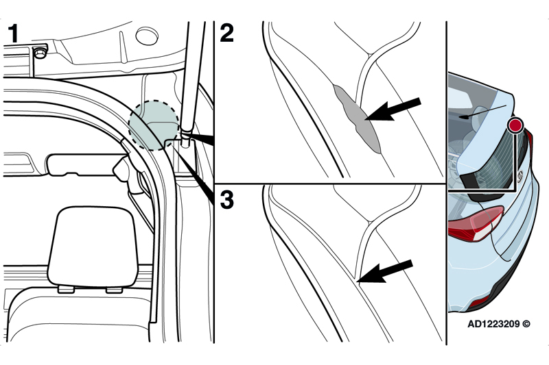 Water Ingress into Load Area on a Kia Carens?