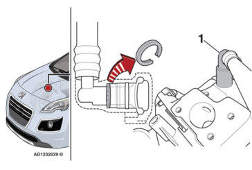 Engine malfunction indicator lamp (mil) illuminates whilst driving a Peugeot 3008