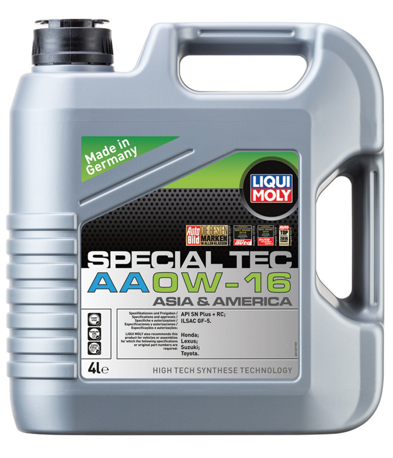 Product Focus: Special Tec AA 0W-16 engine oil