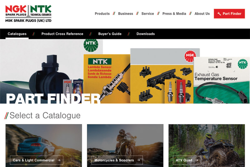 NGK updates Part Finder facility