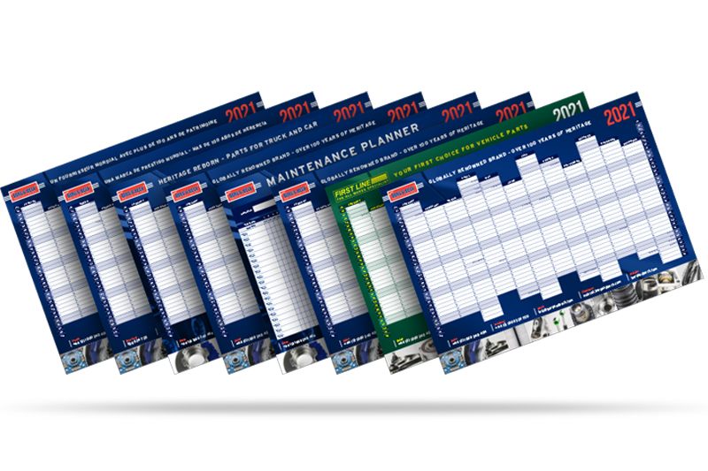 First Line reveals 2021 wall planners