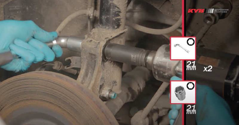 How to replace front shock absorbers 