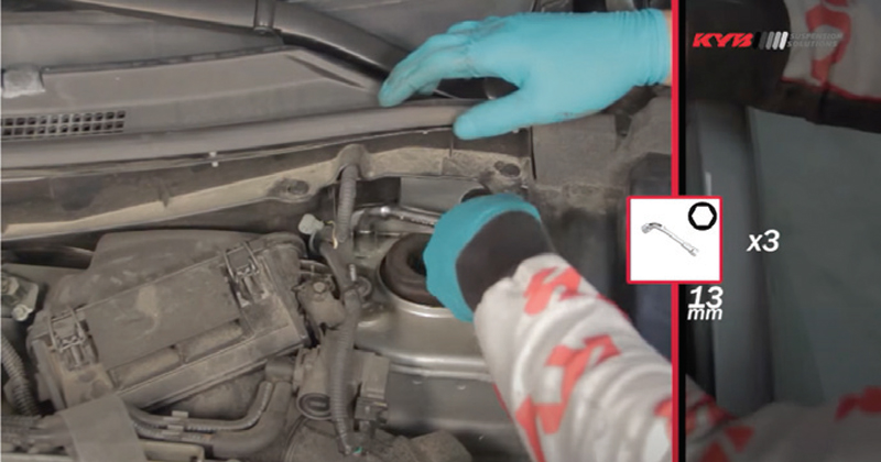 How to replace front shock absorbers 