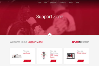 KYB offers online support