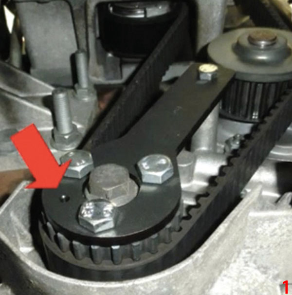 How to install the timing belt on a Fiat 500