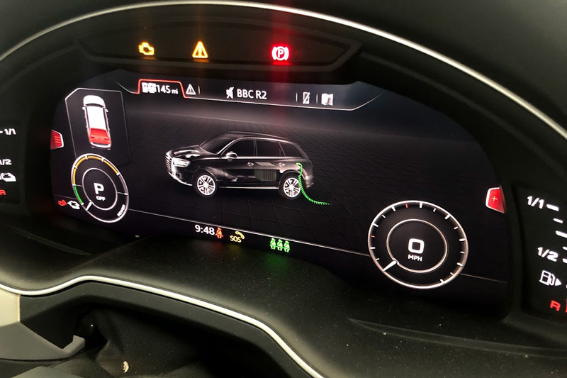 Plug-in charger failure on an Audi Q7 e-tron