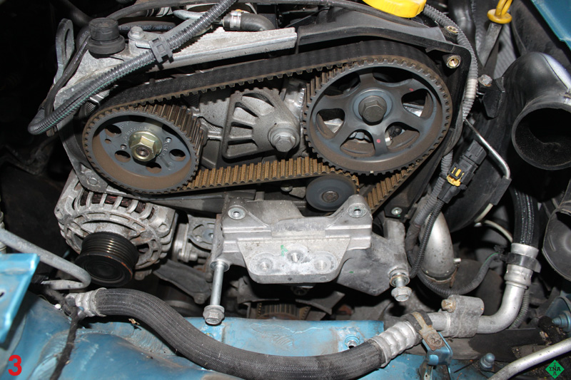 How to replace the timing belt on a Vauxhall Zafira