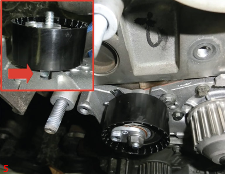 How to replace timing belt on a Renault Kangoo II Professional Motor