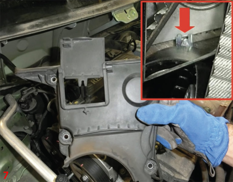 How to replace timing belt on a Renault Kangoo II Professional Motor