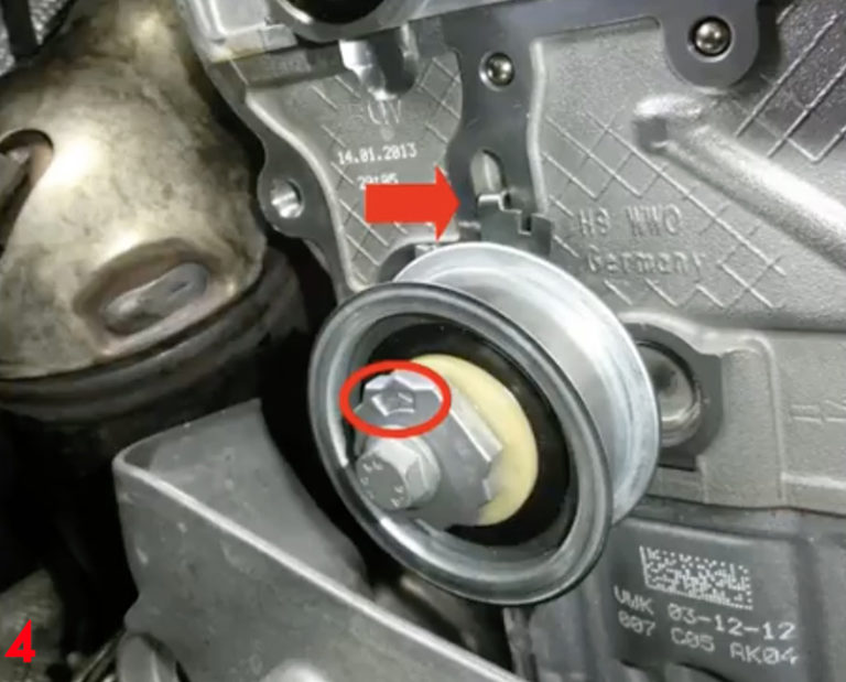 How to replace timing belt on a 1.4l Škoda Octavia Professional Motor