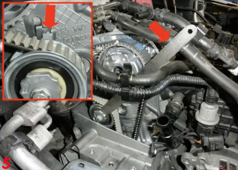 How to replace timing belt on a 1.4l Škoda Octavia Professional Motor