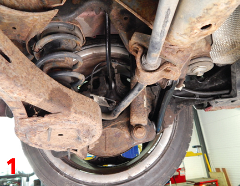 How to replace the suspension on a Ford Mondeo