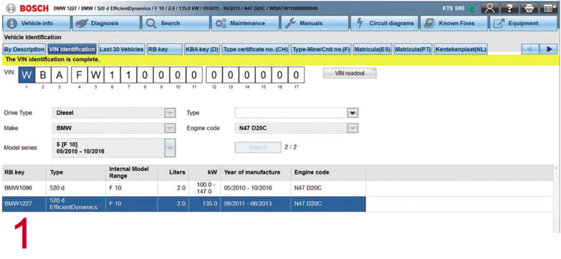 Bosch outlines its diagnostic software