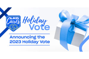 Ben up for 'LKQ Cares Holiday Vote' programme