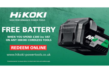 HiKOKI announces free battery pack offer