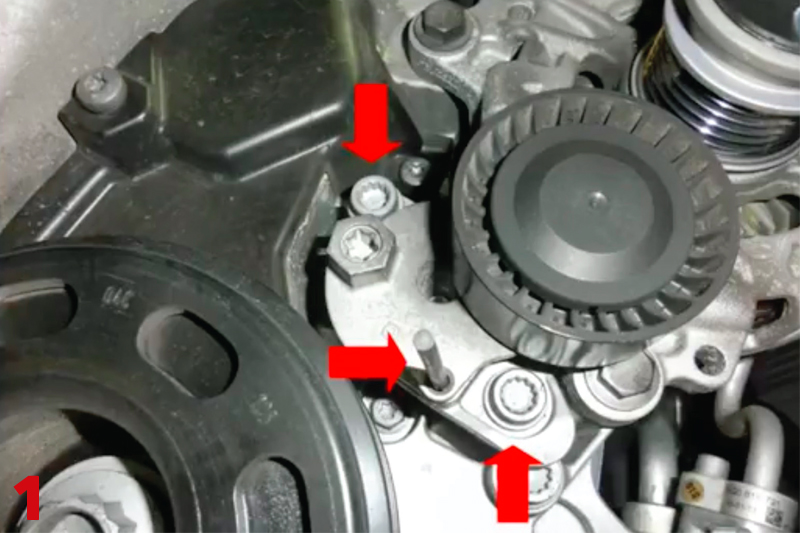 How to install a timing belt on a VW Golf