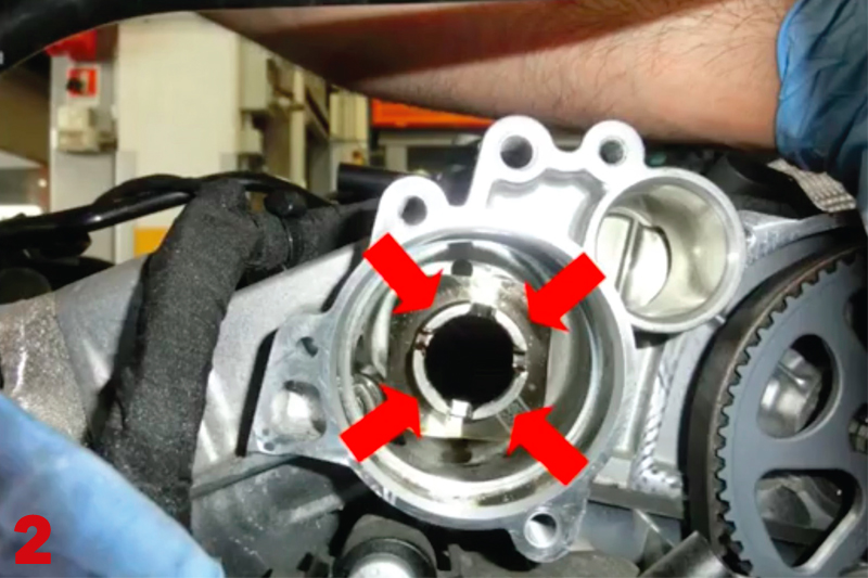 How to install a timing belt on a VW Golf