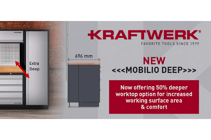 Kraftwerk Tools announces new range of worktops