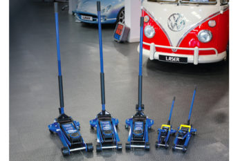 Laser Tools unveils its range of trolley jacks