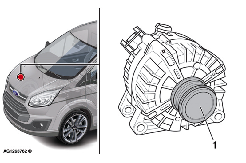 Why was the Ford Transit’s battery discharging?