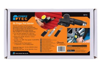 Power-TEC presents its air finger pad sander