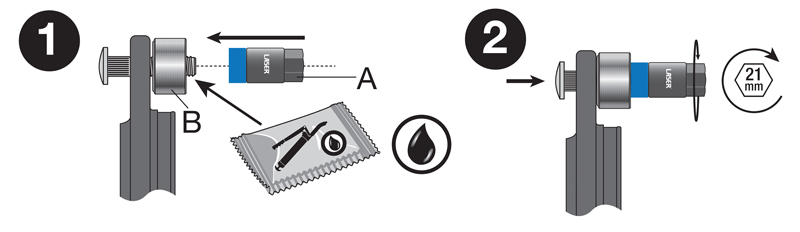 Laser tools new wheel stud extraction kit