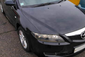 Why was the Mazda 6 displaying an alarm fault?