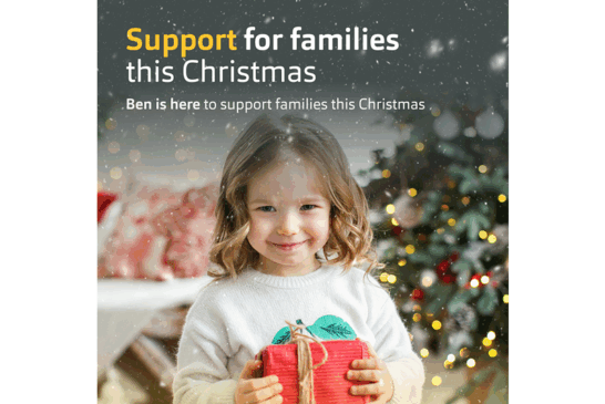 Ben launches Christmas Families project