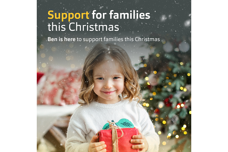 Ben launches Christmas Families project