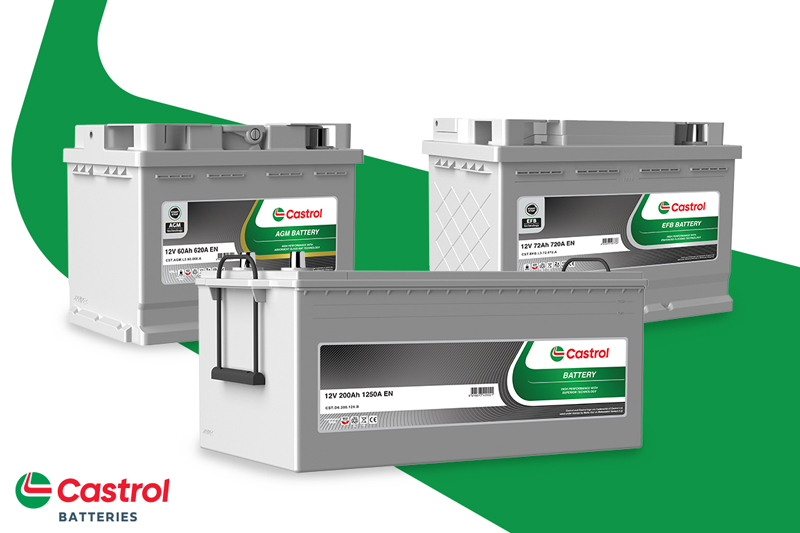 Castrol launches battery range