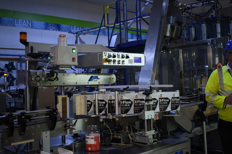 What happens inside the mixing facility?