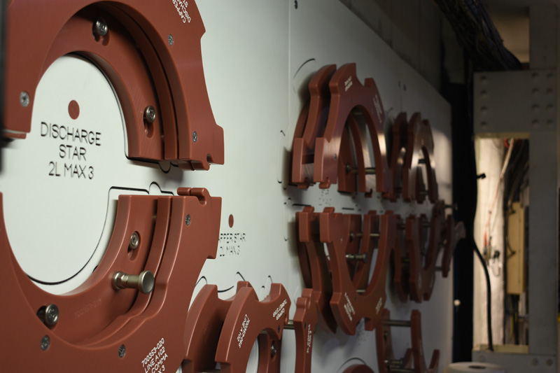 What happens inside the mixing facility?