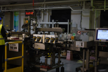 What happens inside the mixing facility?