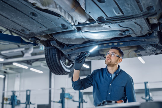 Five visible defects costing an MOT pass