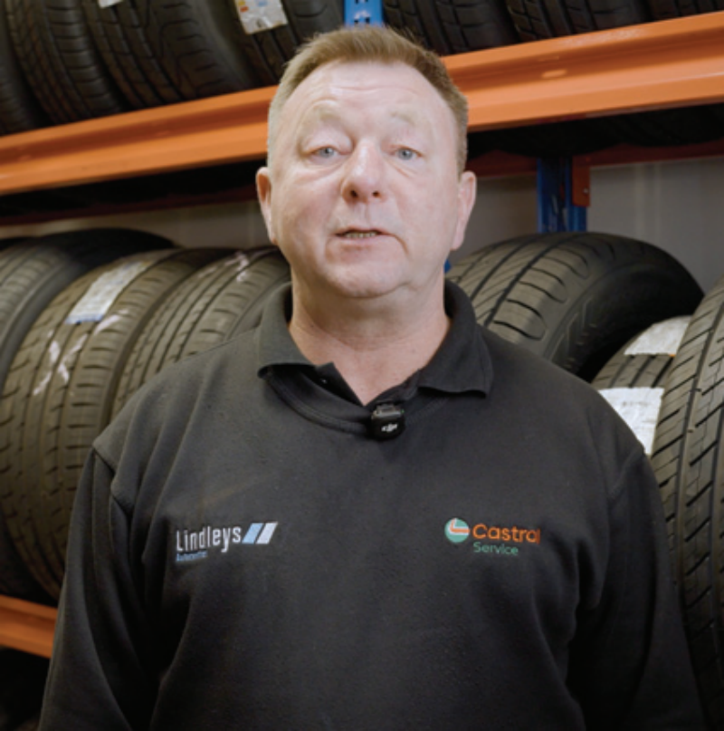 Lindley’s General Manager of the Tyre Division, Paul Brown