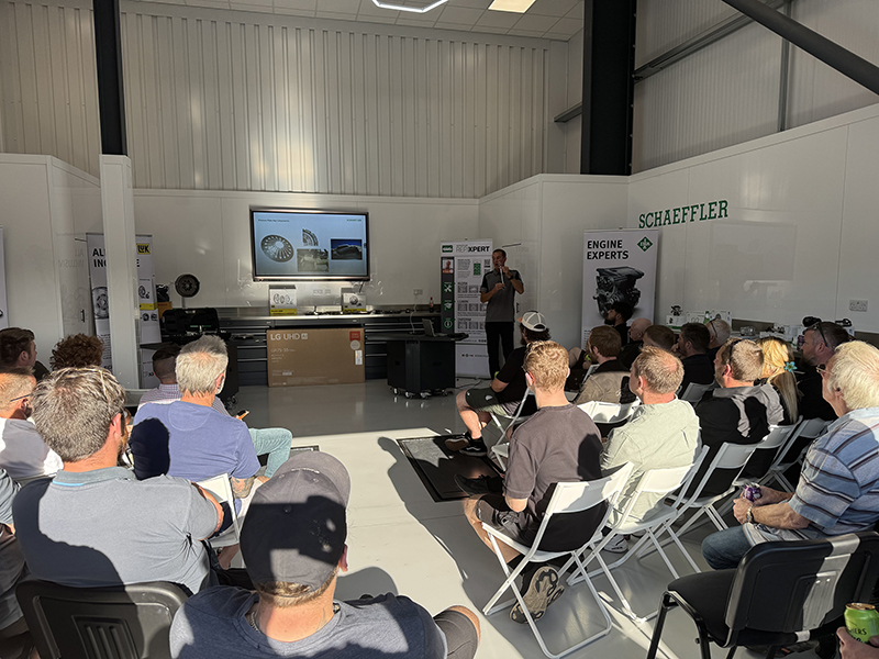 Schaeffler holds first event at training facility