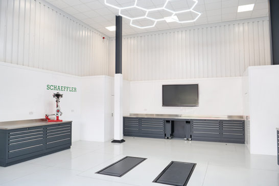 Schaeffler holds first event at training facility